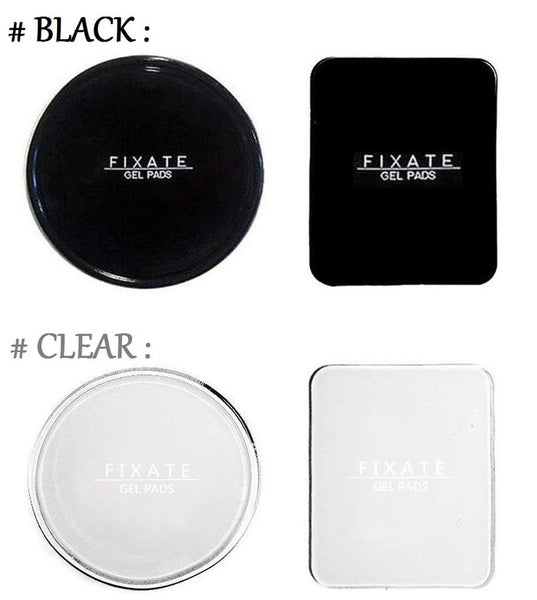 2 x GEL STICKY MOBILE PHONE HOLDER PADS ANTI-SLIP for CAR HOME OFFICE. WASHABLE (Multiuse)